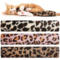 FOUORTUNATE-BEE Tier-Beschäftigungsspielzeug 3-teiliges Katzen-Kuschelkissen-Set mit Katzenminze – Plüschspielzeug, Weiches, flauschiges Kuschelkissen für Katzen – Spielspaß