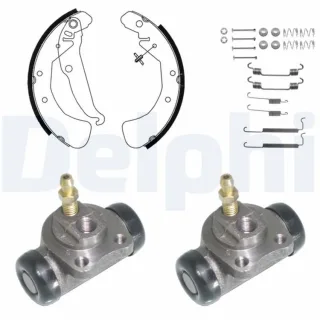 Delphi Bremsbacken vormontiert hinten Opel Astra Vectra Zafira
