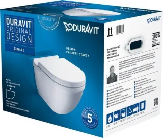 Duravit Starck 3 WC-Set wandhängend 370x540x420 mm - 42250900A1 42250900A1