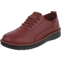 Ital-Design Komfortabler Damenschuh für Alltag und Freizeit Slipper (91554574) Flach Slipper in Rot