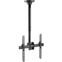 HALTERUNGSPROFI TV-Deckenhalterung DH4001, (bis 55,00 Zoll, Neigbar, Drehbar, Schwenkbar, Höhenverstellbar)