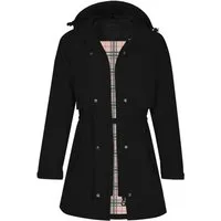 ATLASLAVA Regenjacke Damen Regenmantel Wasserdicht Kapuze Women Rain Jacke (1-St) Übergangsjacke Outdoor Frühling Sommer Herbst