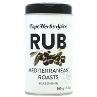 Cape Herb and Spice Gewürz, Cape Herb and Spice Rub Mediterranean Roasts Gewürzsalz 100g