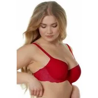 After Eden D-cup & up T-Shirt-BH LIV verstellbare Träger, mit Schale, mit Bügel, mit Spitze, feminin