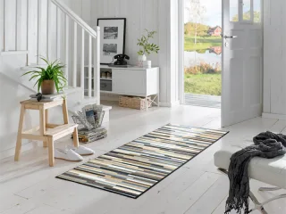 Mikado Stripes nature wash + dry Matte | Größe: 75x190cm