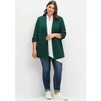 Sheego Blusenblazer Longblazer Langarm
