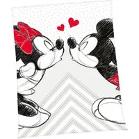 Wohndecke Disney´s Mickey und Minnie Mouse, Disney, mit liebevollem Motiv, Kuscheldecke