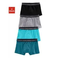 AUTHENTIC LE JOGGER Boxer Boxershorts für Jungen (Packung, 4-St) in klassischer Passform mit Webbund
