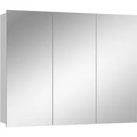 Vicco Badezimmerspiegelschrank Sola, Weiß, 100 x 79.8 cm mit 3 Türen (1-St)
