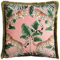 Next Dekokissen Maximalist Samtkissen mit Tiger-Print