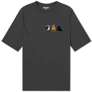 Lanvin RMJE0033A18 10 T-Shirt grau