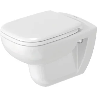 Duravit D-Code Rimless Wand Tiefspül WC 2570090000 weiss, vital