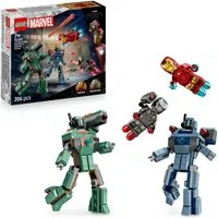 LEGO® Iron Man & War Machine vs. Hammer-Drohnen (76320), LEGO Super Heroes Konstruktionsspielsteine, (204 St), Made in Europe