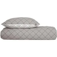 Schiesser Bettwäsche Mabel aus weicher Baumwolle mit abstraktem Muster, Renforcé, 2 teilig, MADE IN GREEN by OEKO-TEX®