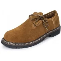 PAULGOS Trachtenschuhe Trachten Schuhe Haferl Schnürschuh 100% Echtleder Haferlschuh