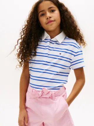 RUGBY POLO SS White Stripes - Gr. - 10