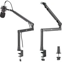 NanoRS Mikrofon-Halterung RS471, (1-tlg., Mikrofonständer Tischbefestiung max. 2kg)