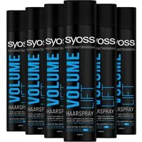 Syoss Haarspray Haarspray Volume Lift 6er Pack (6x 400 ml) Haltegrad 4, 6-tlg., Volumen Spray für 48 h Styling-Kontrolle, ohne zu beschweren
