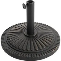 Avestar Betonschirmständer runder Sonnenschirmständer 15 kg, aus Polyethylen und Beton, 1 tlg.