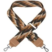 EAZY CASE Schulterriemen Schultergurte für Taschen gemustert Schulterriemen Taschenband Schultergurt Band zum Wechseln Tasche Braun