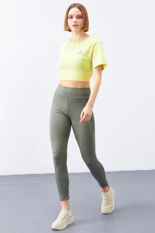 Hoch taillierte Slim-Fit Leggings