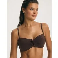 ESOTIQ Bügel-Bandeau-Bikini-Top Bikini Top Bandeau MONACO, abnehmbare Träger, Cut out