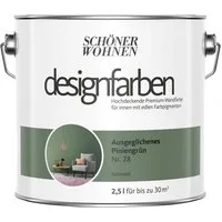 SCHÖNER WOHNEN FARBE Wandfarbe Schöner Wohnen Designfarben 2,5 Ltr. Ausgeglichenes Piniengrün Nr. 2