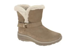 Skechers 168051 DKTP Damen Stiefeletten Braun - Bequeme Schlupf Boots
