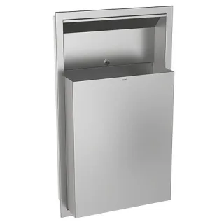 KWC Aquarotter Abfallbehälter, RODAN, Edelstahl, 408x690x169 mm, Unterputz, ca. 23 l, 2000090062 2000090062