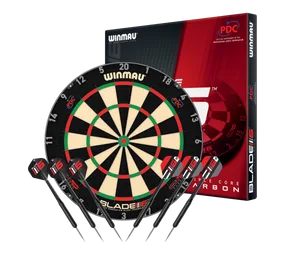 Winmau Blade 6 Triple Core Set mit 2 Sets Darts