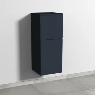 Sanipa 3way Mittelschrank mit 1 Tür und 1 Auszug, Marine-Matt, SP1271R SP1271R
