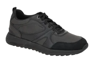 Geox U46F1A 0EKBU C9999 Herren Sneakers schwarz - black, atmungsaktiv & bequem