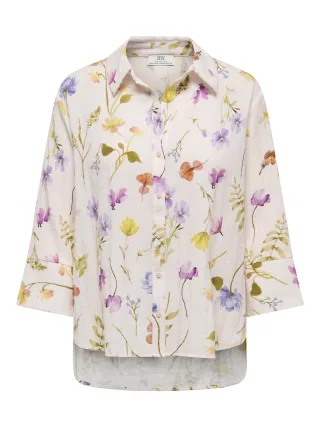 JDY - JDYVIOLA LIFE 3/4 SHIRT WVN NOOS Weiß - Gr. - S