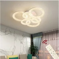 Eurotondisplay LED Deckenleuchte LED Deckenlampe Fernbedienung Lichtfarbe/Helligkeit einstellbar, LED fest integriert, mit Fernbedienung kaltweiß-neutalweiß -warmweiß, 7000k-3000k stufenlos einstellbar ., Lichtfarbe und Helligkeit einstellbar
