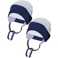 TupTam Erstlingsmütze TupTam Baby Erstlingsmütze mit Ohrenklappen 2er Pack