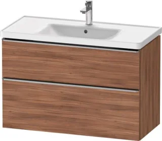Duravit D-Neo Waschtischunterbau wandhängend Nussbaum Matt 984x452x625 mm - DE4356070790000 DE4356070790000