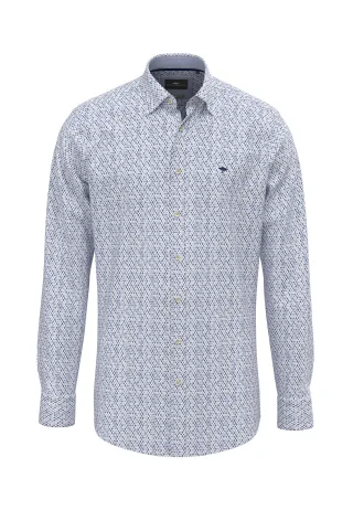 FYNCH-HATTON - Modern Print, Kent, 1/1 crystal blue - Gr. - XXL