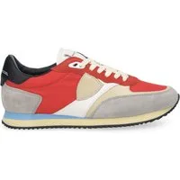 PHILIPPE MODEL Philippe Model BLVILLE LOW, Sneaker, Rot, kombiniert, Herren Sneaker