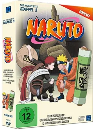 Naruto - Staffel 3: Das Finale der Chunin-Auswahlprüfungen & Orochimarus Rache (Episoden 53-80 uncut) [4 DVDs]