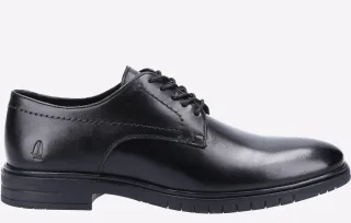 Hush Puppies Sterling Schwarze Herren Schnürschuhe Aus Leder