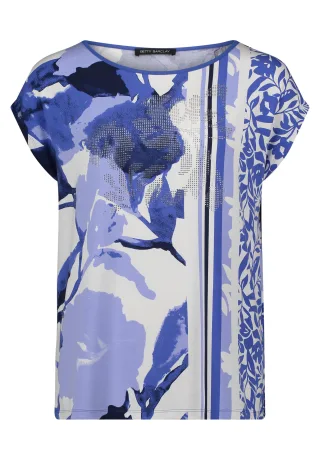 Betty Barclay - Casual-Shirt Blau/Grün - Gr. - 48