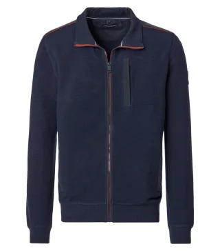 CASAMODA - Sweatjacke blau - Gr. - XXL