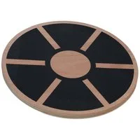 relaxdays Balanceboard Rundes Balance Board aus Holz
