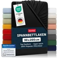 Blumtal Spannbettlaken Bettlaken aus Mikrofaser, Mikrofaser, Gummizug: rundum, (2 Stück)