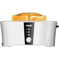 Unold Toaster Design Dual, 2 lange Schlitze, für 4 Scheiben, 1350,00 W, Stufenlos einstellbarer Röstgrad Lift-Funktion