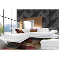 COTTA Polstergarnitur Enterprise L-Form, B: 277 cm, Arm- und Kopfteilverstellung, (Set), Set: Ecksofa & Hocker, optional Bettfunktion
