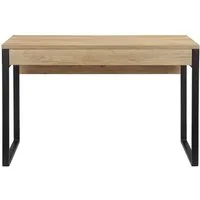 OTTO home Schreibtisch Moid, Computertisch im modernen Design, Breite 120/140/160 cm, mit Metallbeinen & Schublade