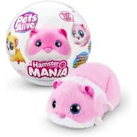 ZURU Robotertier ZURU 9543B - Pets Alive Hamster Mania, Pink - Elektronisches Haustier