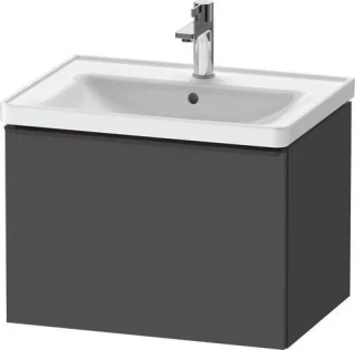 Duravit D-Neo Waschtischunterbau wandhängend Graphit Matt 634x452x440 mm - DE42540BD490000 DE42540BD490000