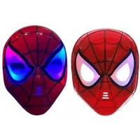 Festivalartikel Verkleidungsmaske Spider-Man LED Maske Marvel, Leuchtende Augen, Ideal für Partys, (1-tlg)